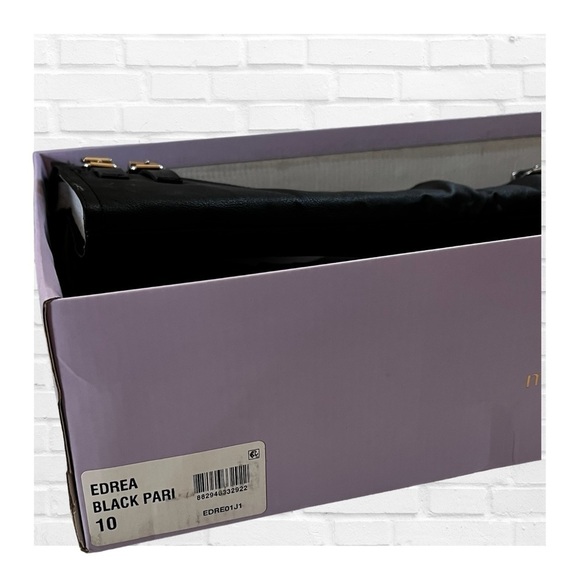 Steve Madden Edrea Black Knee High Boots Harness Buckle Side Zip Size 10 - Picture 9 of 9